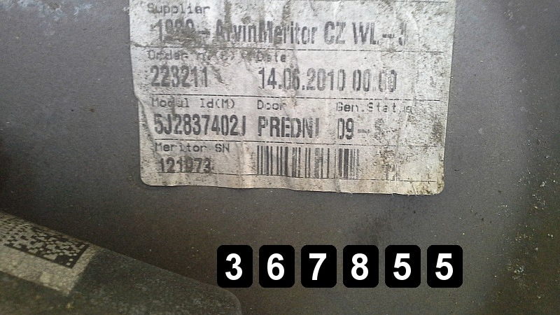 Regulateur de vitre Skoda Fabia 2010 AM-367855 image 6