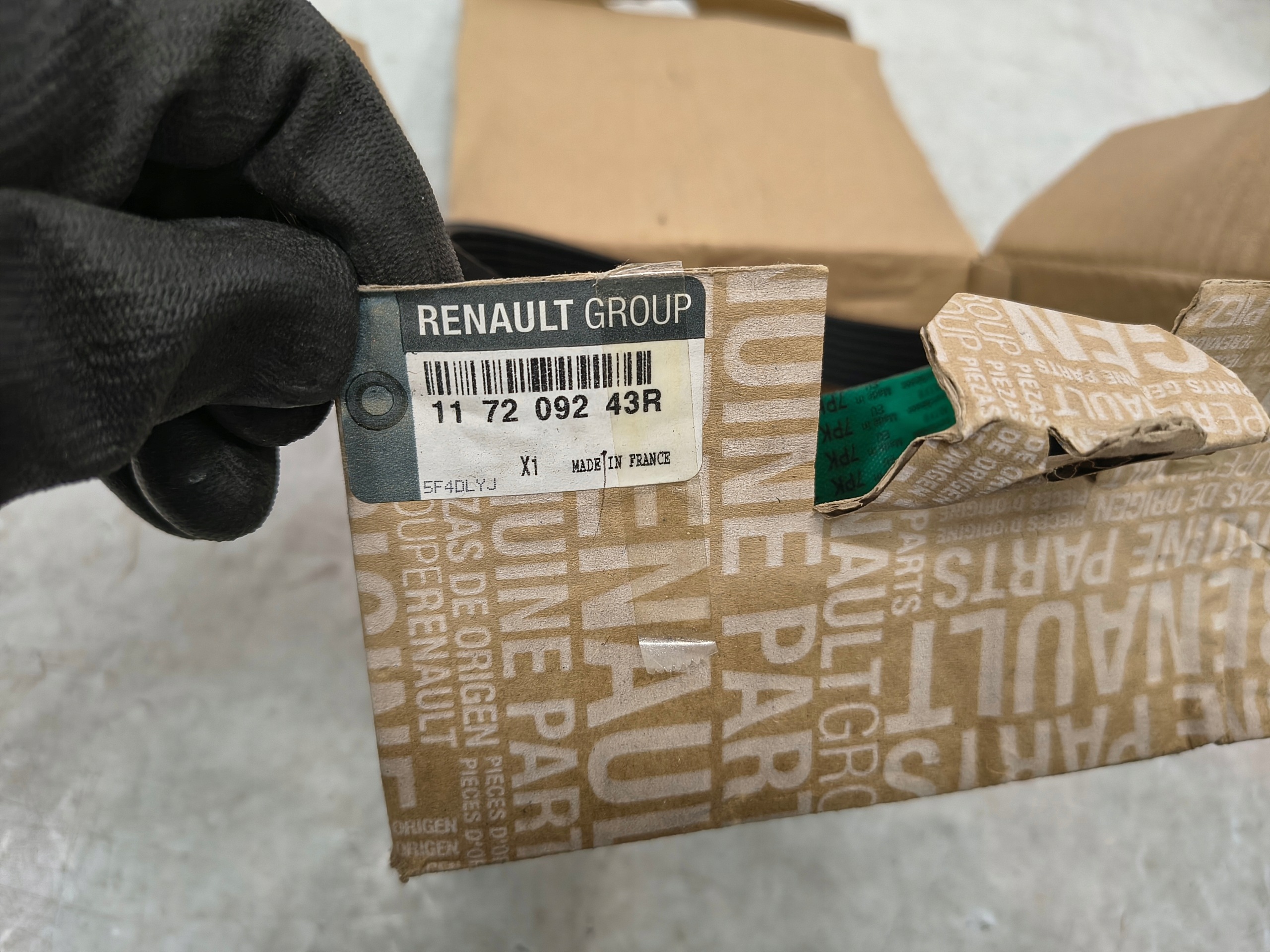 Keilrippenriemen-Set Megane Scenic III 1.4 TCE OEM 117209243R image 8