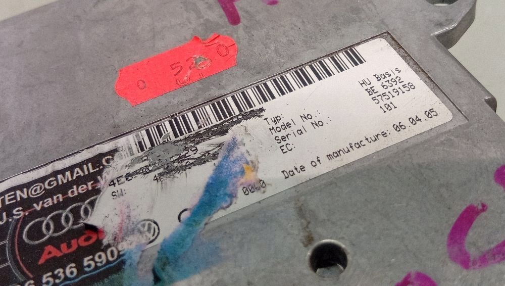 Module MMI Audi A8 S8 D3 4E 57519158 image 4