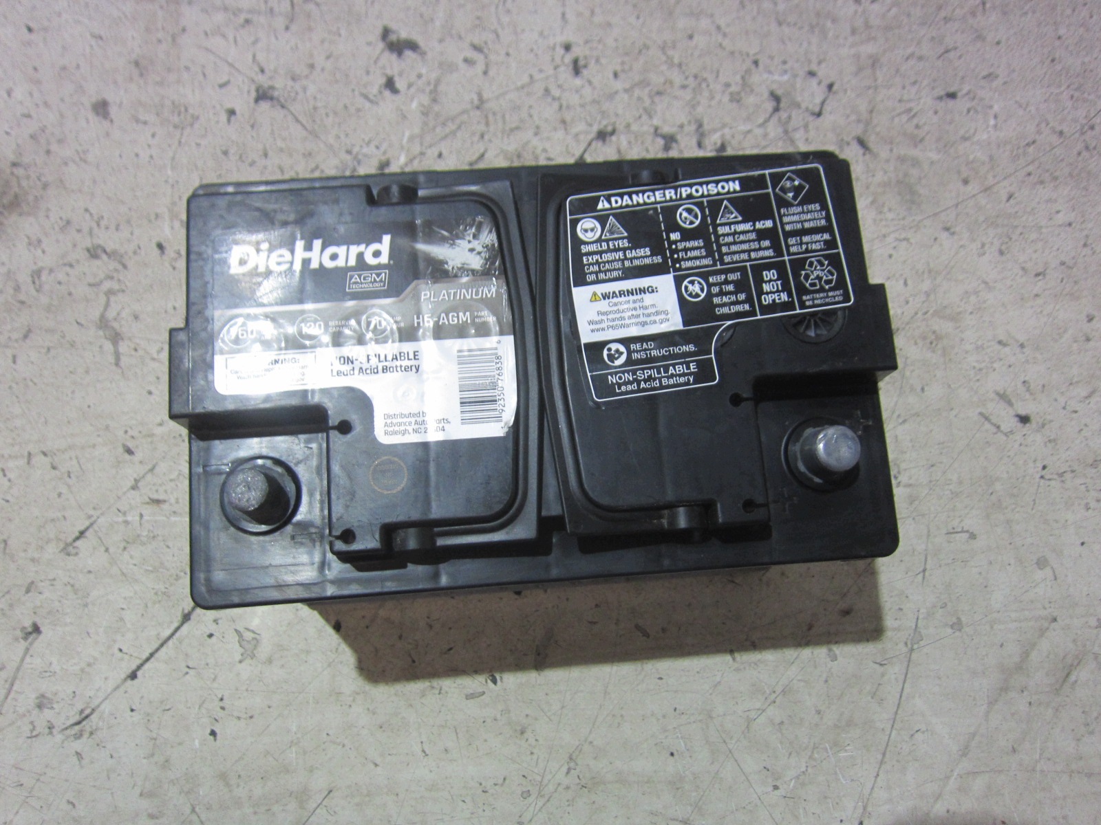 Batería AGM 70Ah 760A Start-Stop BMW Volvo image 3