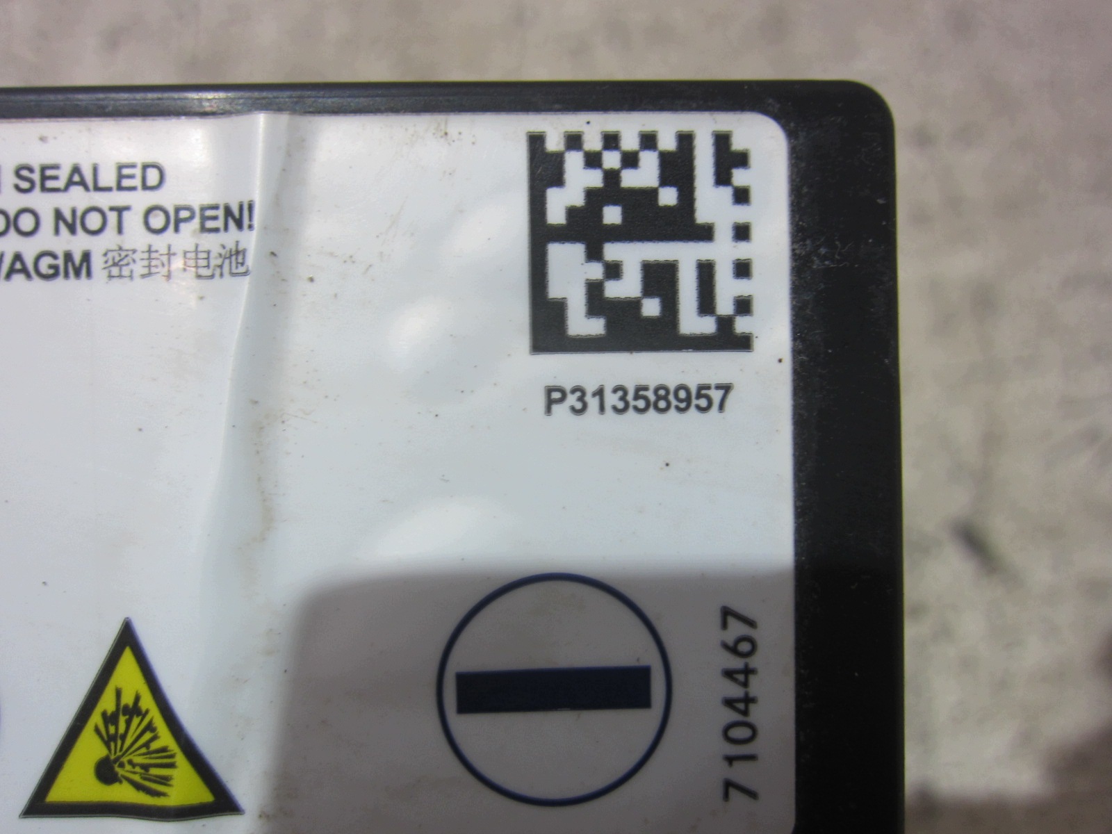 Volvo Zusatzbatterie XC60 XC40 XC90 S60 10Ah 170A 31358957 image 4