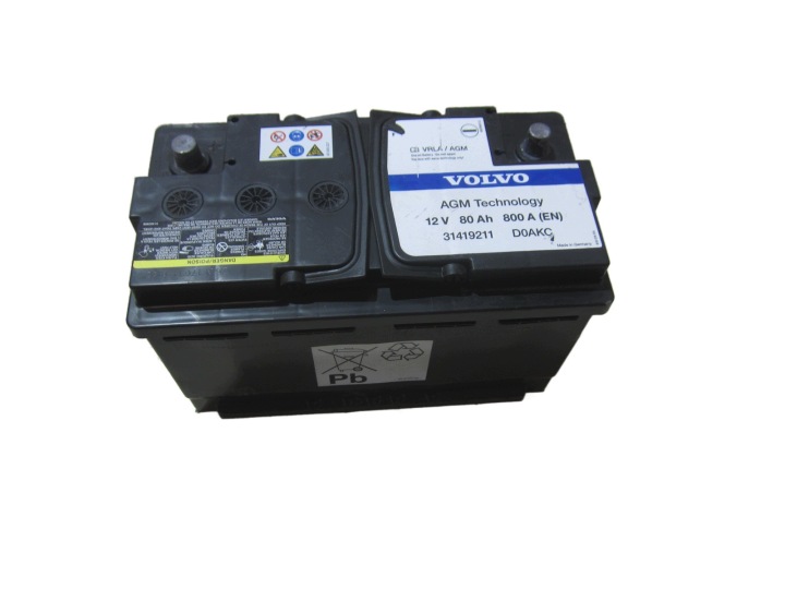 VOLVO XC60 XC40 XC90 S60 S90 START STOP AGM Batterie 80AH 800A 31419211