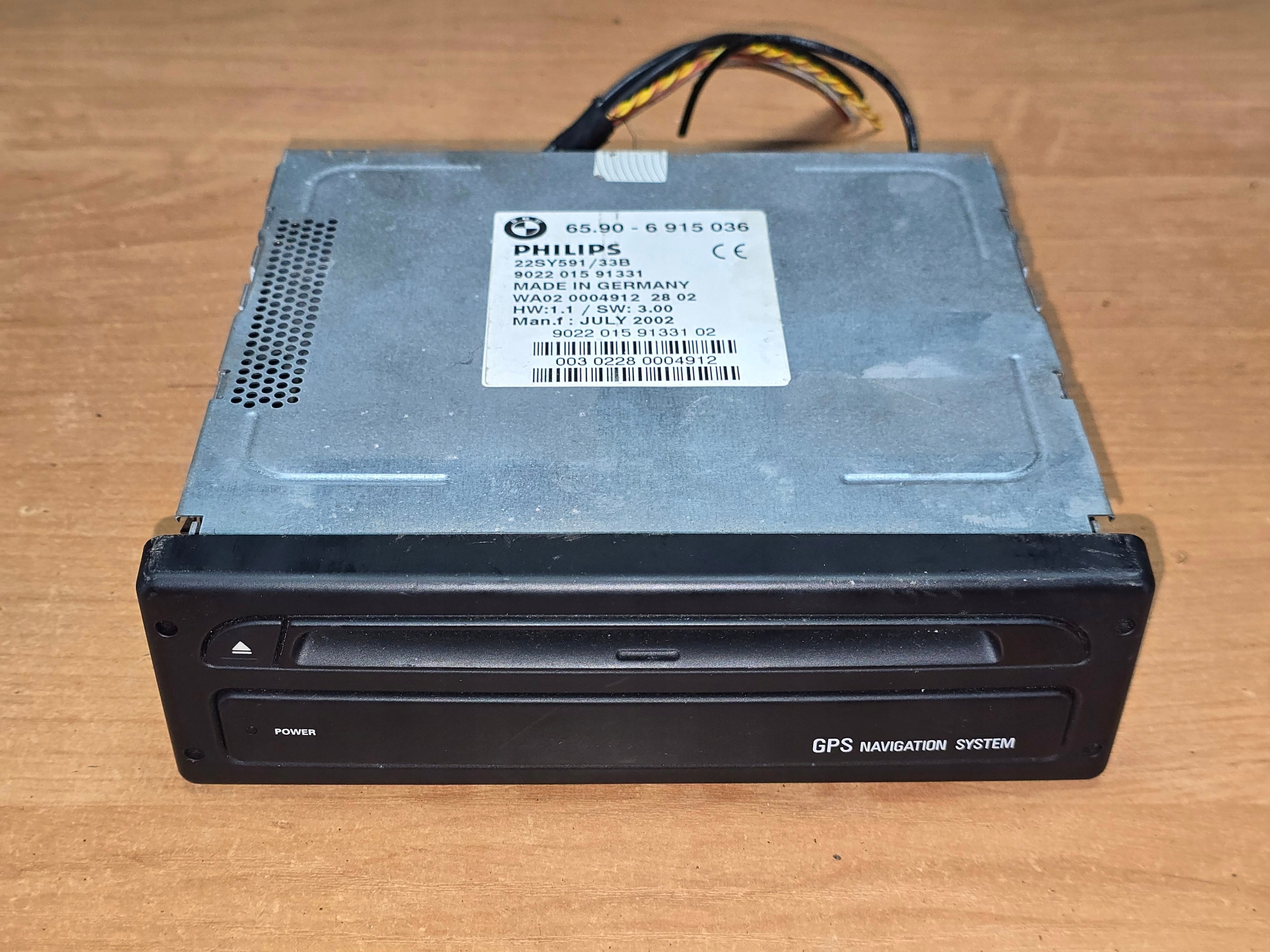 BMW 5 E39 7 E38 3 E46 X5 E53 Lecteur CD Nav MK3 6915036 image 2
