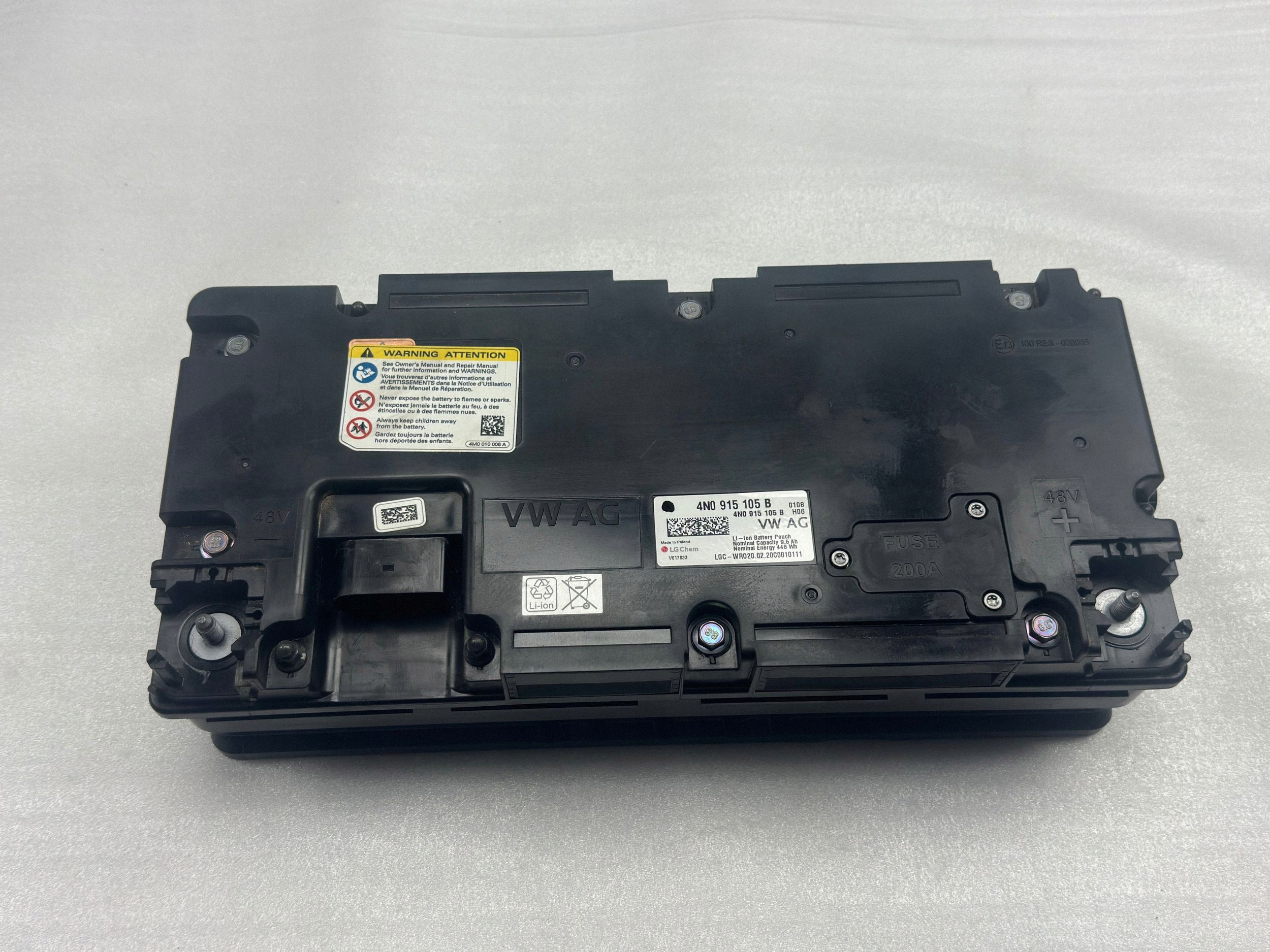 Bateria Audi OE 4N0915105B 48 Ah Usada image 4