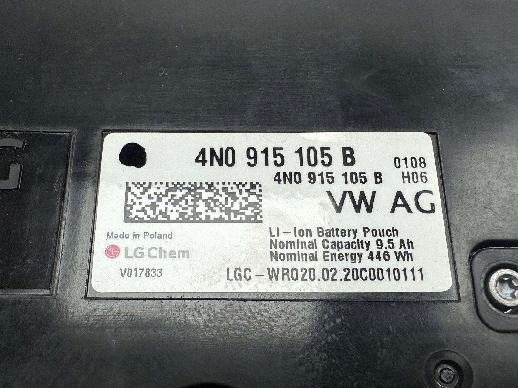 Bateria Audi OE 4N0915105B 48 Ah Usada image 6