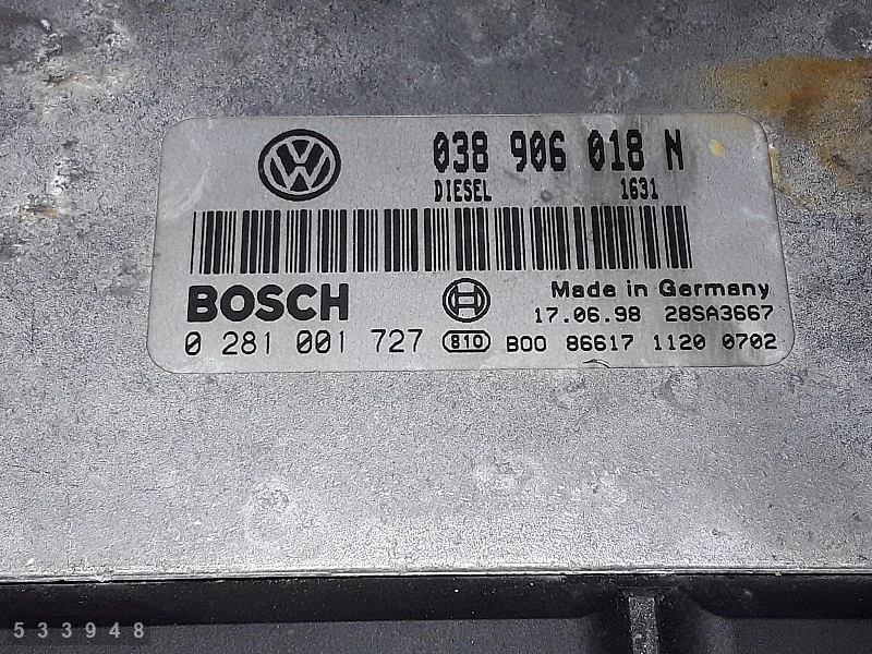 VW Passat B5 ECU 1998 1.9 TDI 66kW