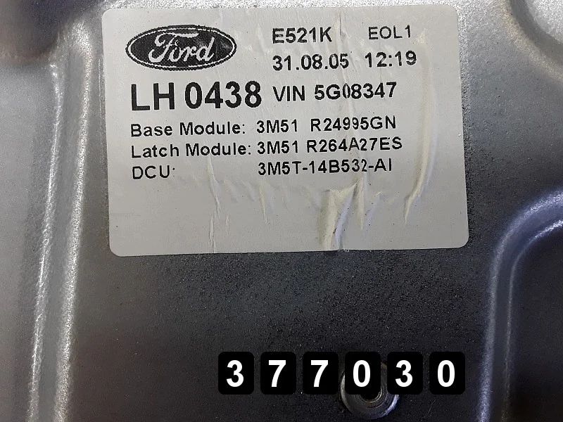 Régulateur de vitre Ford C Max 2005 3M51R24995GN image 4