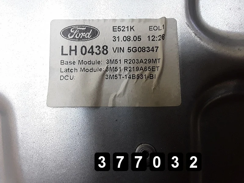 Régulateur de vitre Ford C Max 2005 3M51R203A29MT image 4