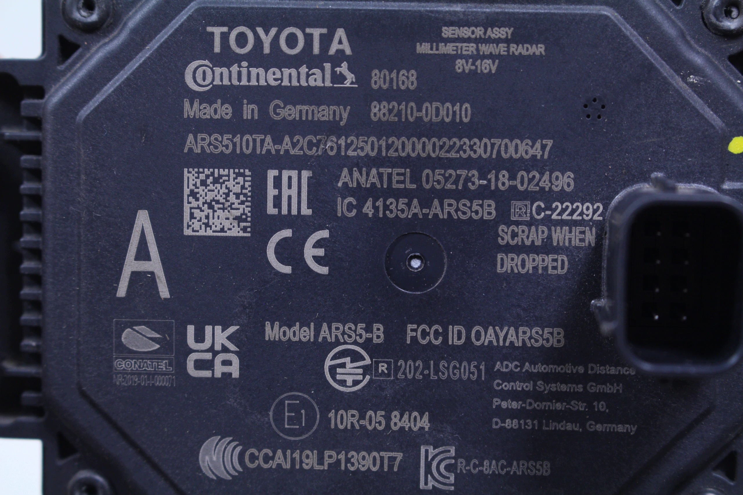 Radarsensor Toyota Yaris IV Mazda II 88210-0D10 image 5