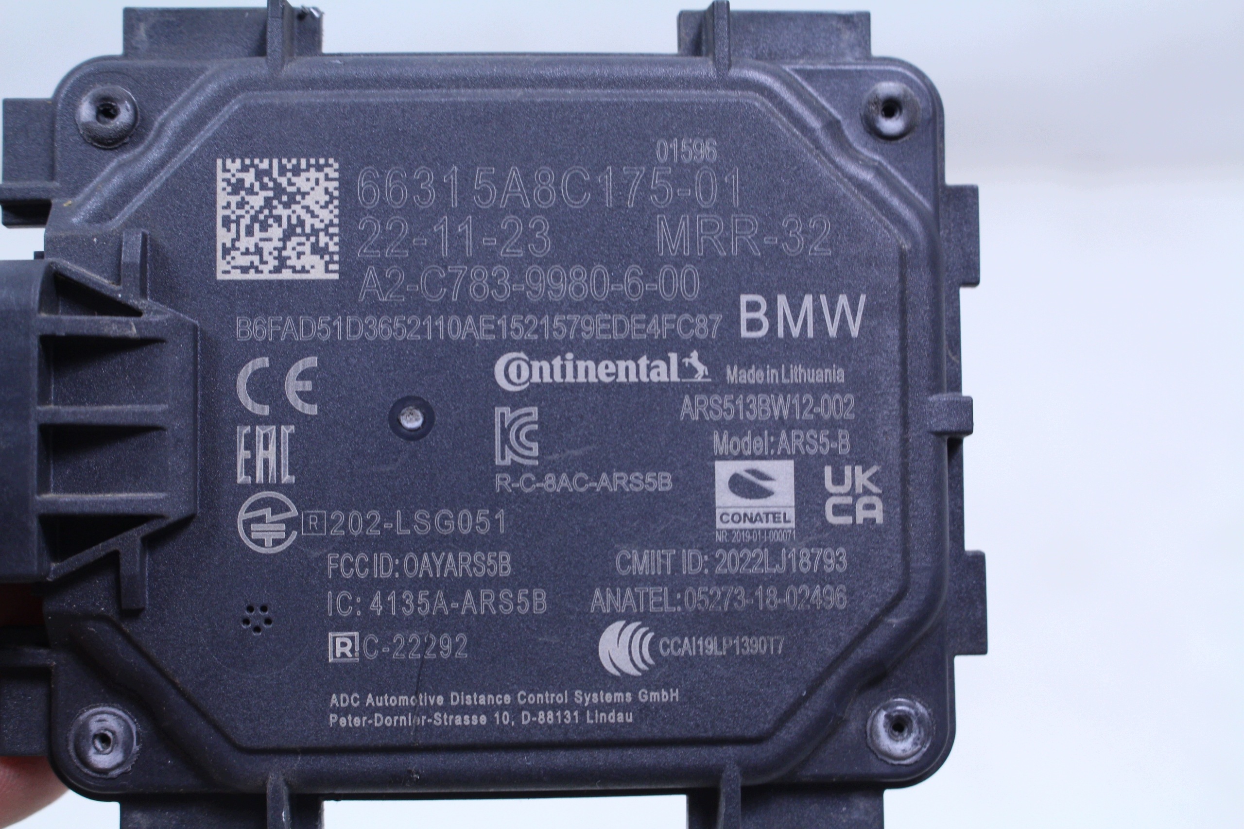 Radar Distronic BMW 5 G60 66315A8C175 image 3