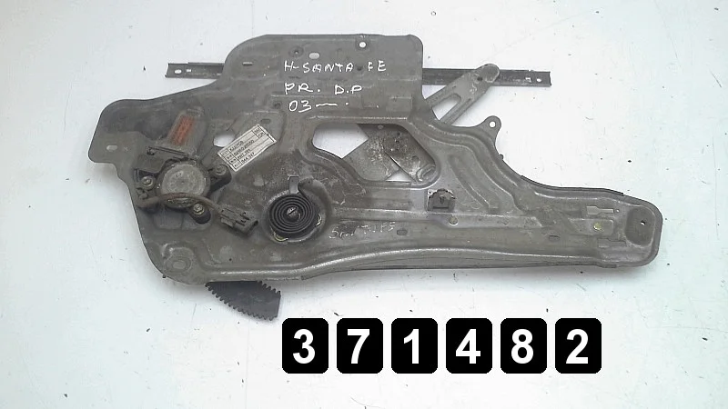 Hyundai Santa Fe 2003 Régulateur de vitre 82480-26050 image 2