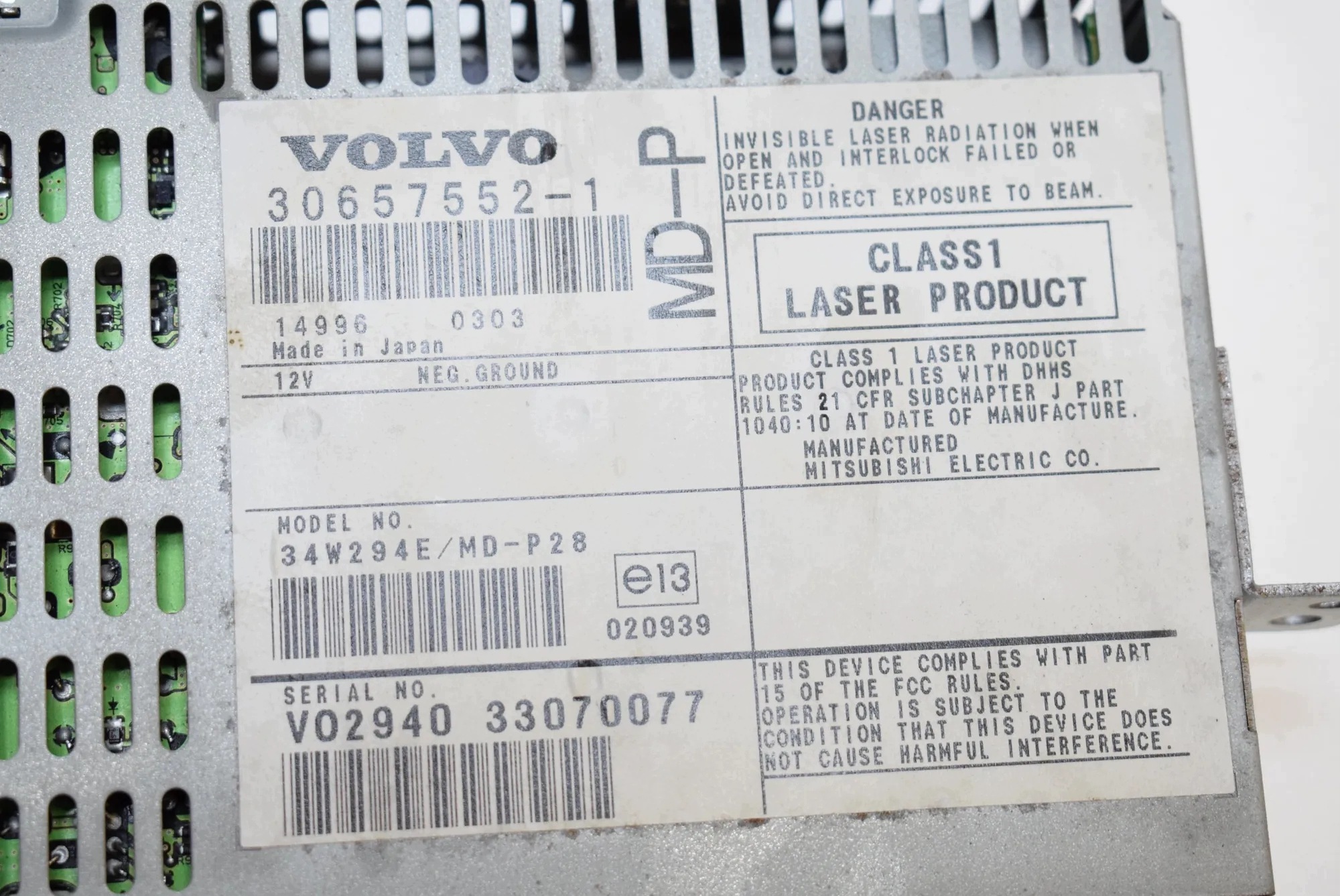 Chargeur CD Volvo XC90 I 33070077 image 4