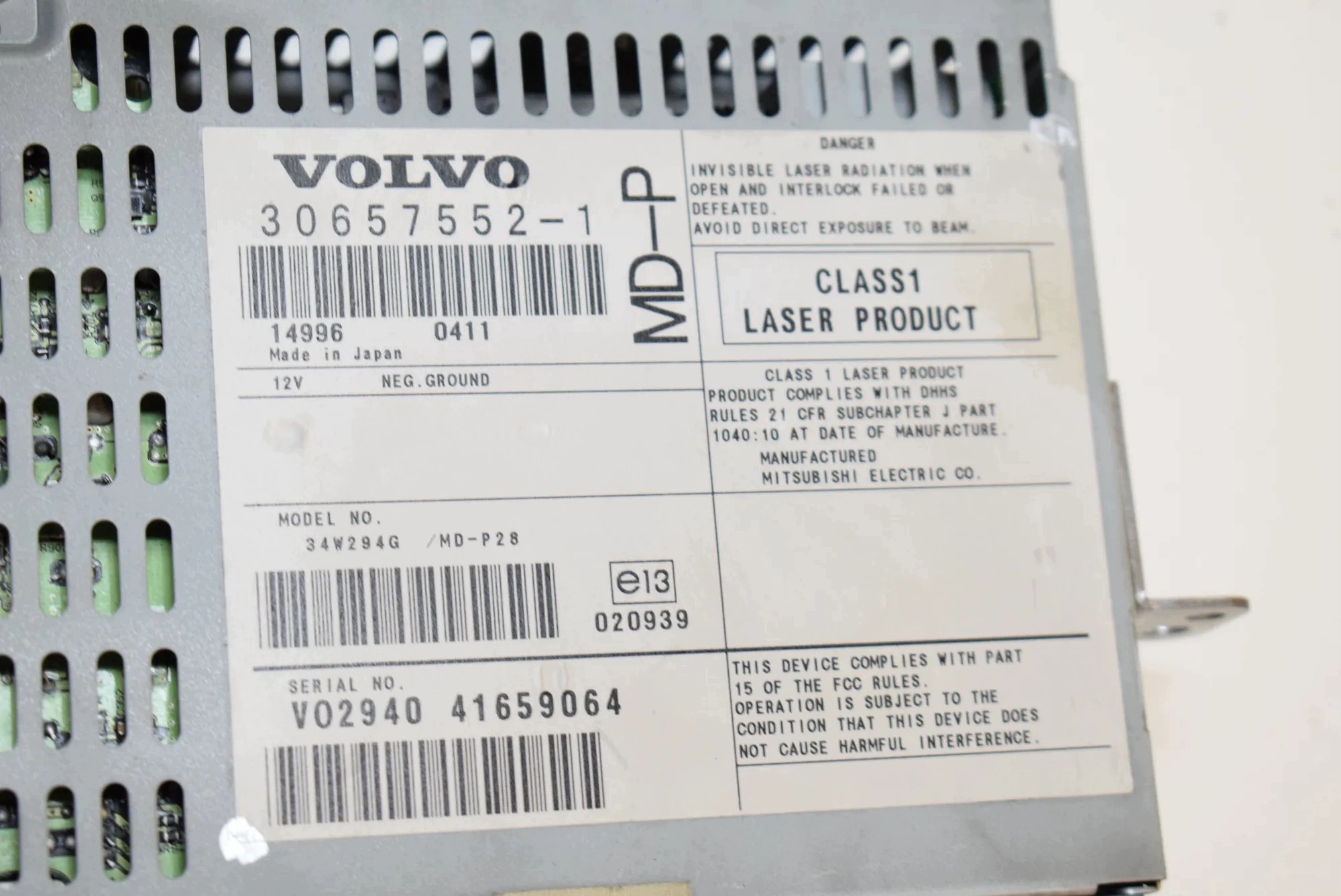 Caricatore CD Volvo XC90 I Usato image 4