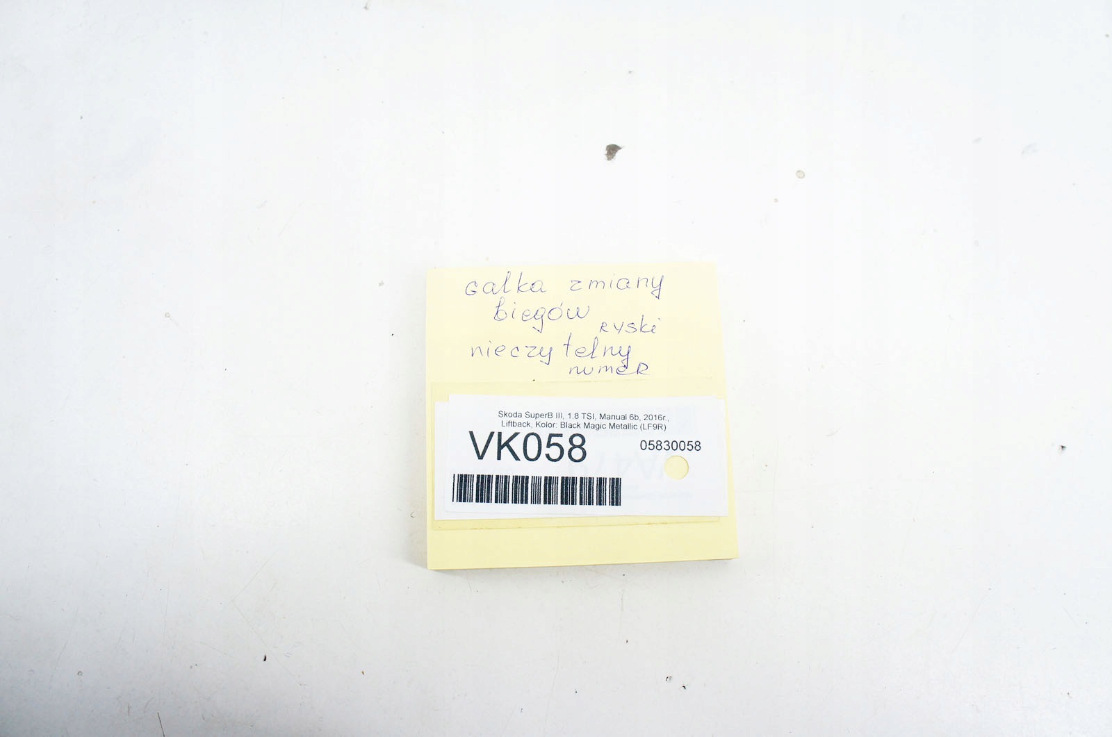 VK058 Skoda SuperB III Versnellingspookbalg 6B Handgeschakeld Compleet image 8