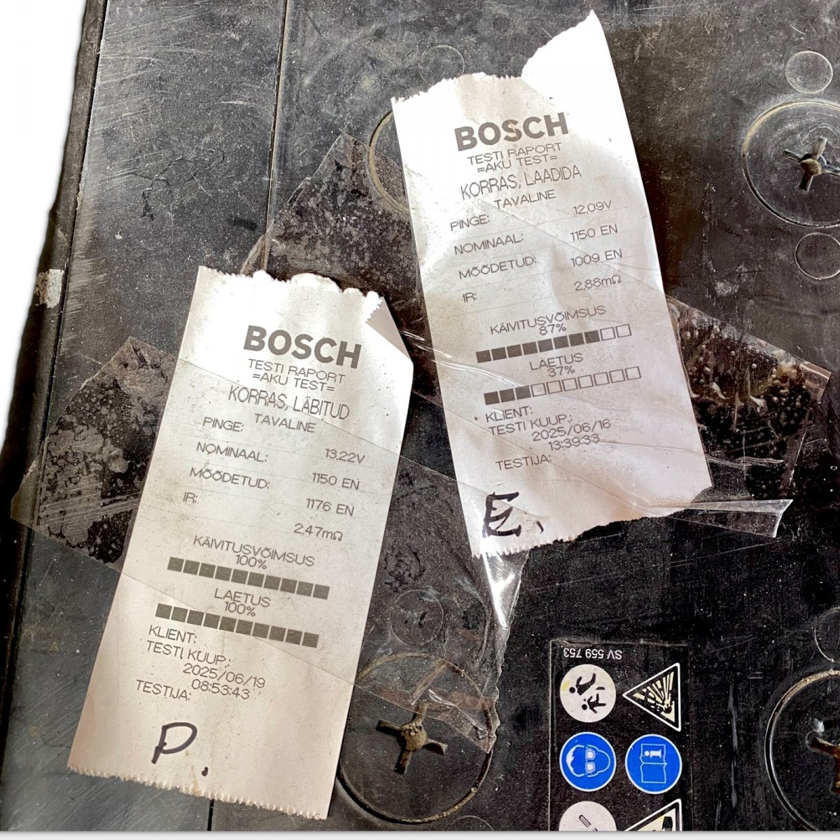 Batterie Volvo 9560710145 d'occasion image 2