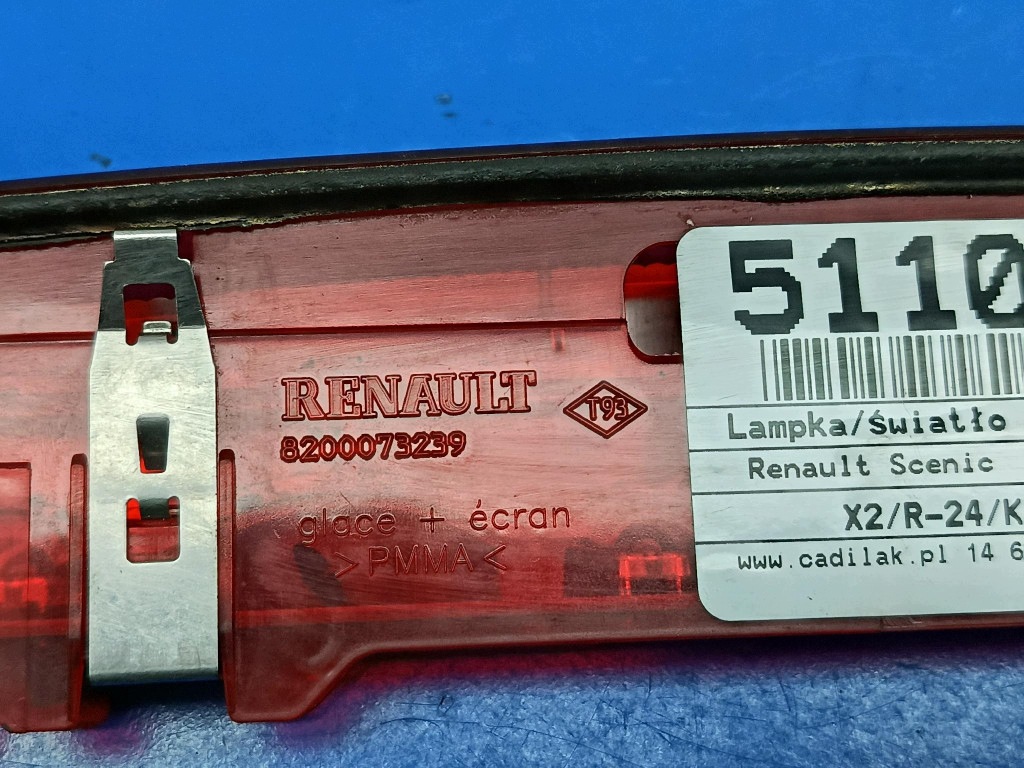 RENAULT SCENARIO II LIGHT ADDITIONAL THIRD STOP 8200073239 VALEO image 3