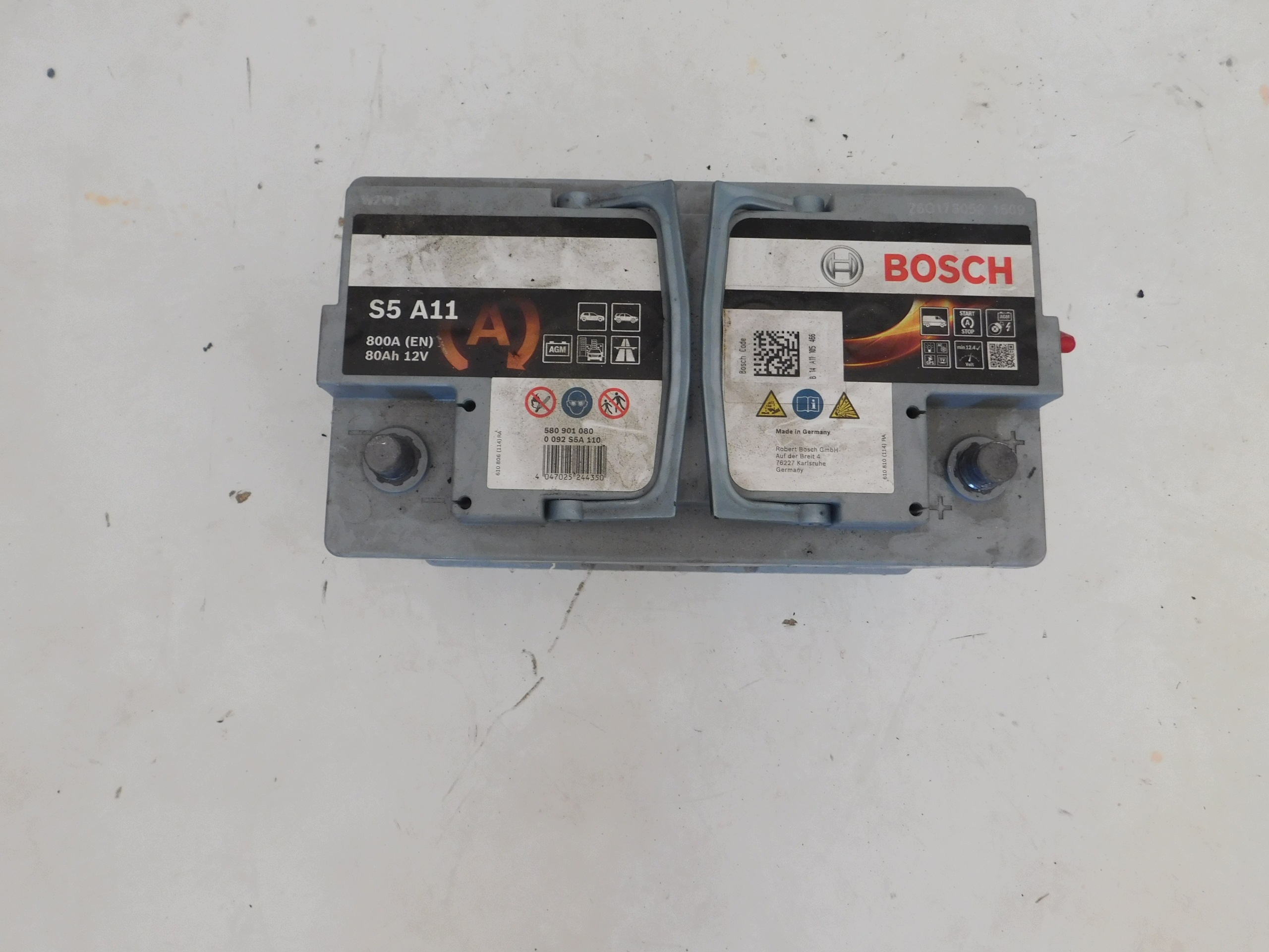 Batterie auto 80Ah/800A AGM Start-Stop image 2