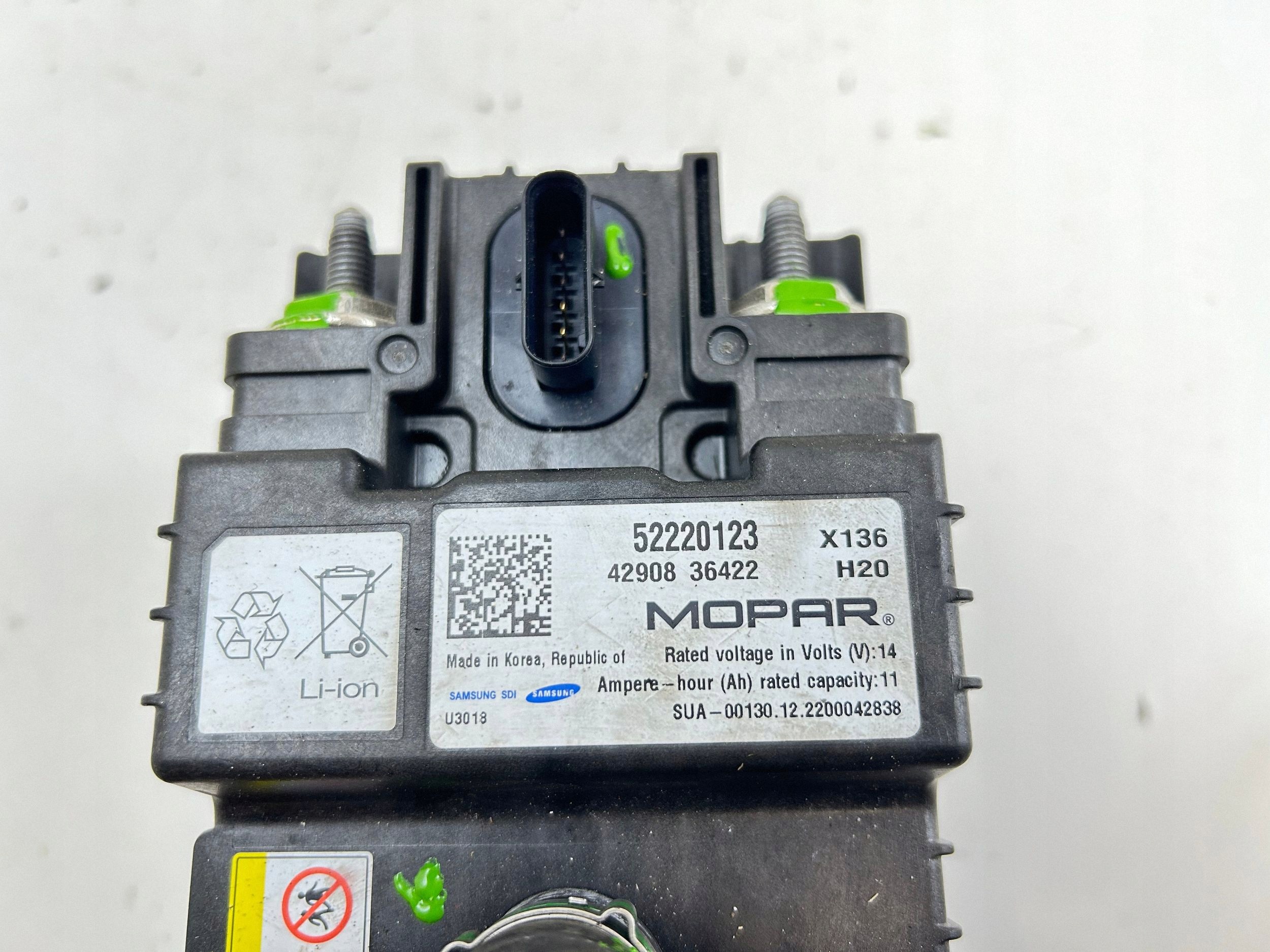 Batterie Mitsubishi Outlander 2017 52220123 image 4