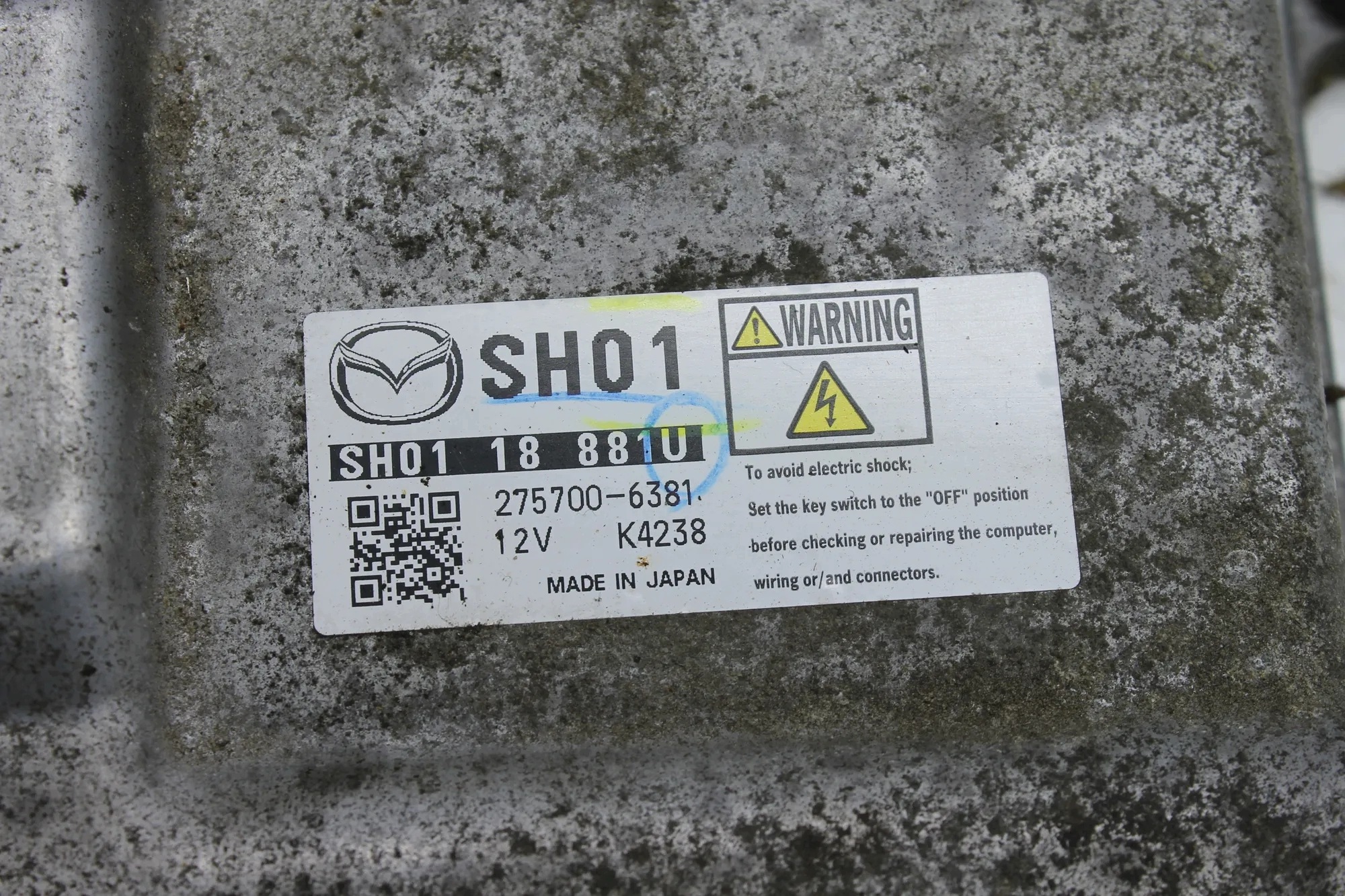 Kit Accensione Mazda CX-5 2.2D SH0118881U Usato image 4