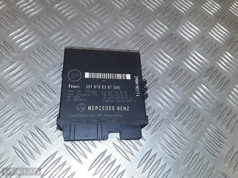 ECU Mercedes Classe S W221 A2218706387