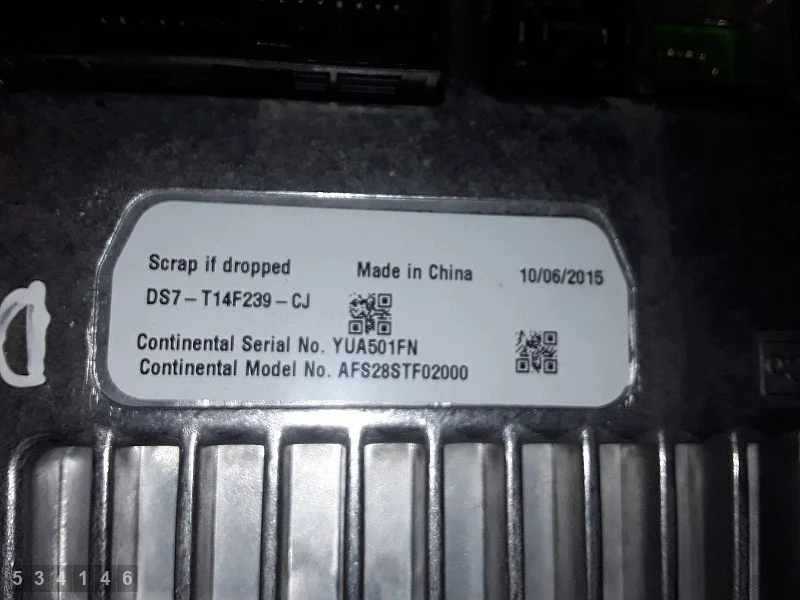 2016 Ford Mondeo Mk V Ecu DS7T14F239CJ image 3