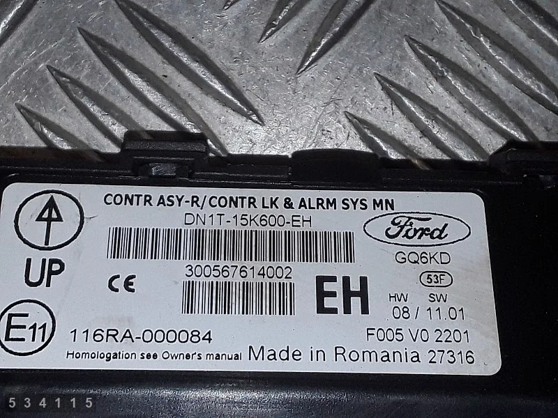 Centralina Ford Transit Courier 2022 DN1T15K600EH image 4