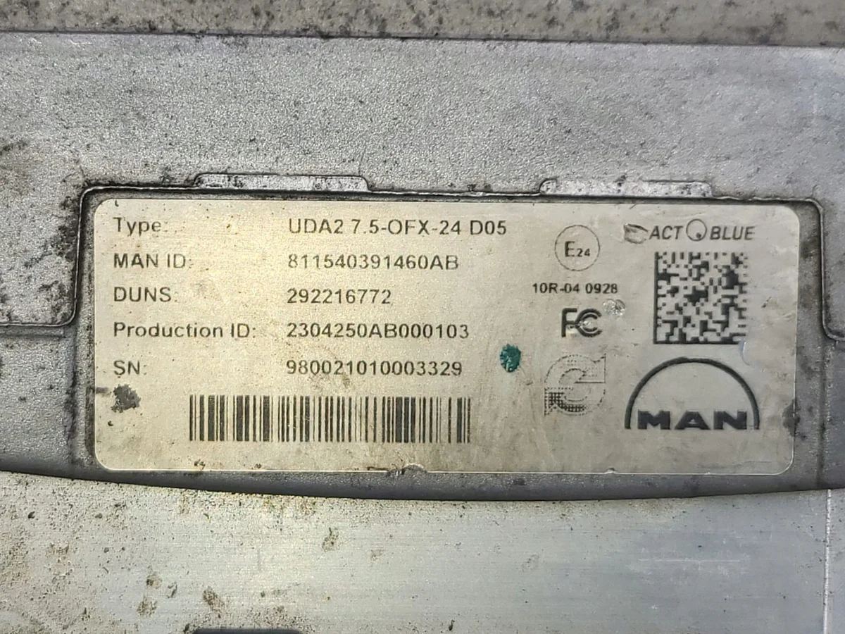 AdBlue-pumppu MAN Euro 6 TGX/TGS EMITEC 811540391460AB