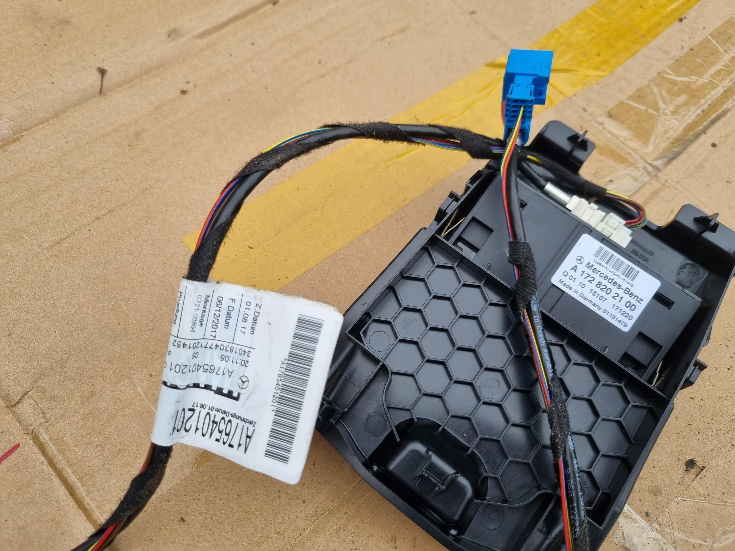 Tomada USB com Moldura e Cabo Mercedes W246 A1728202100 A1765401201 image 5