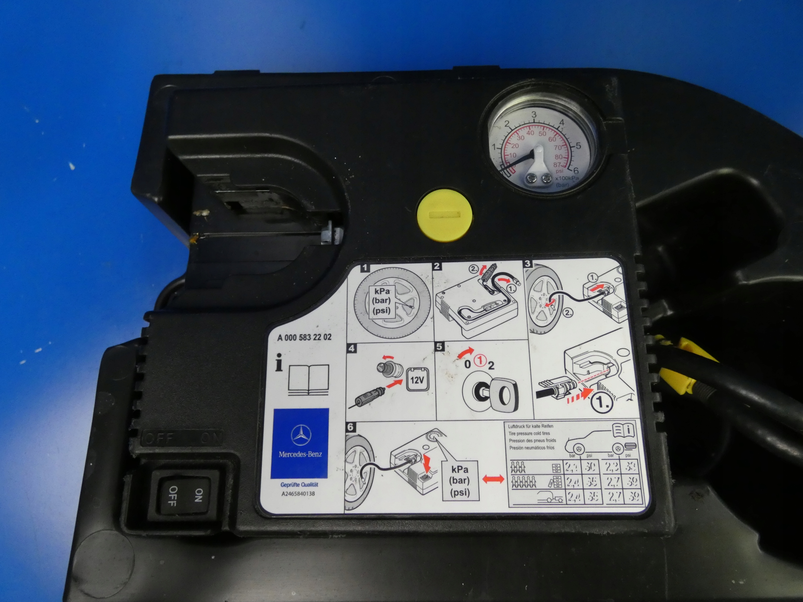 Kompressori pyörille CLA W117 A176 W246 B