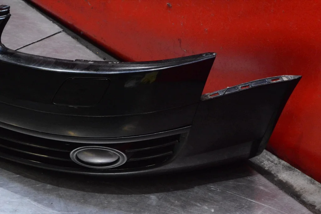 Audi A6 C6 Front Bumper Black Used image 5