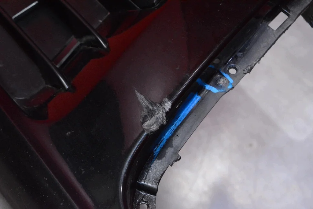 Audi A6 C6 Front Bumper Black Used image 6