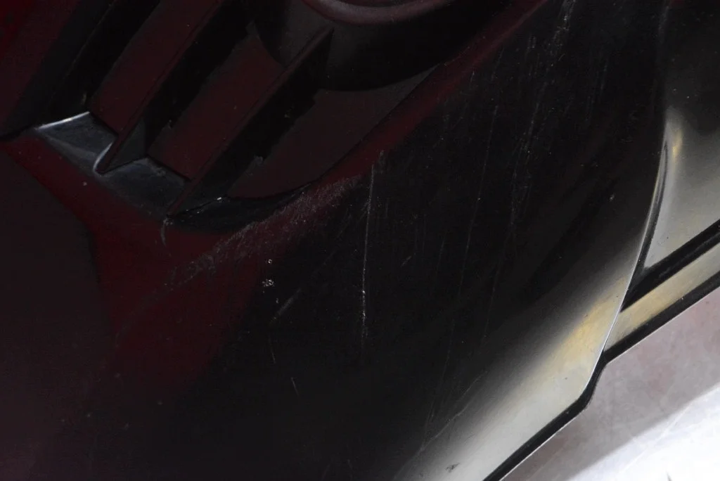 Audi A6 C6 Front Bumper Black Used image 8