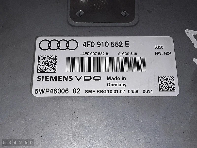 ECU Audi A6 C6 2.8 FSI 4F0910552E BDX image 3