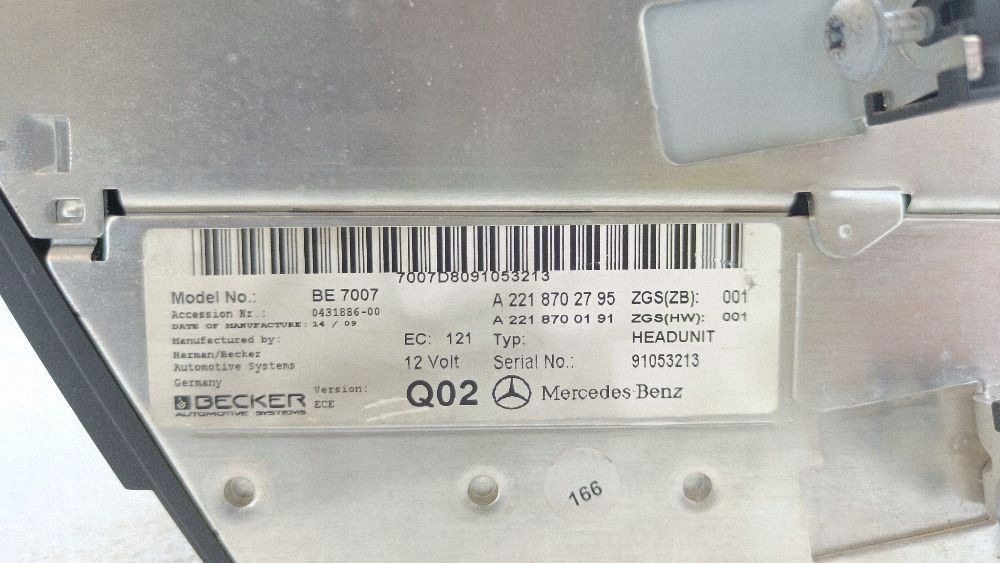 Caricatore CD/DVD Mercedes S W221 A2218702795 image 10