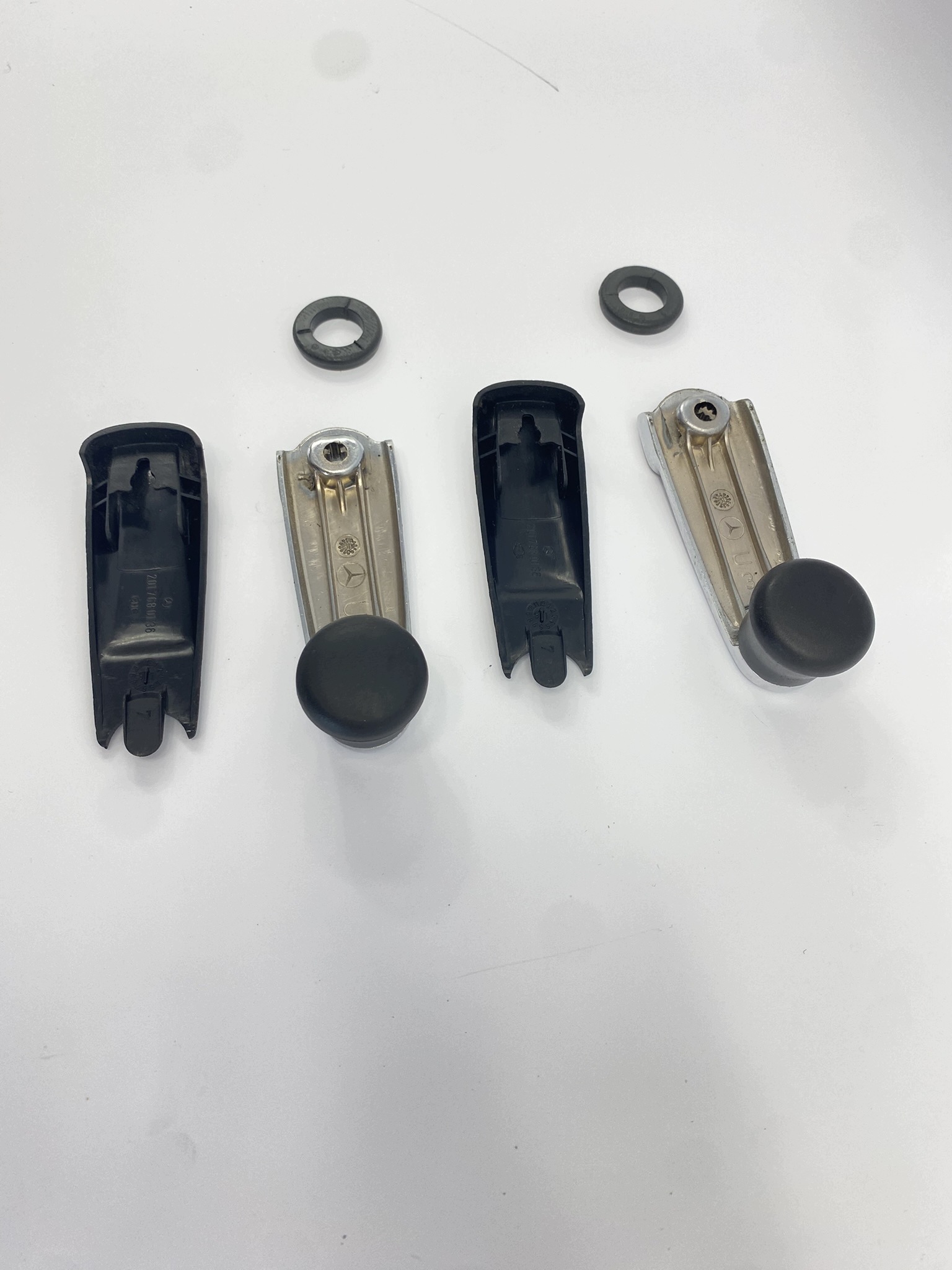 Fensterheber-Kurbel Schwarz Mercedes W126 W124 W201 OEM 20176801360 image 7