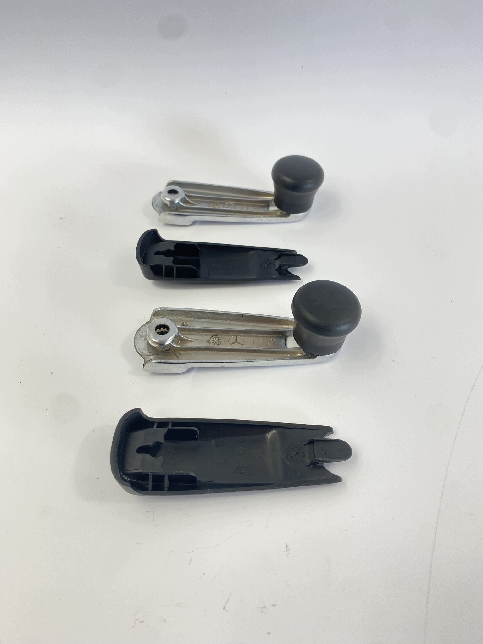 Fensterheber-Kurbel Schwarz Mercedes W126 W124 W201 OEM 20176801360 image 7