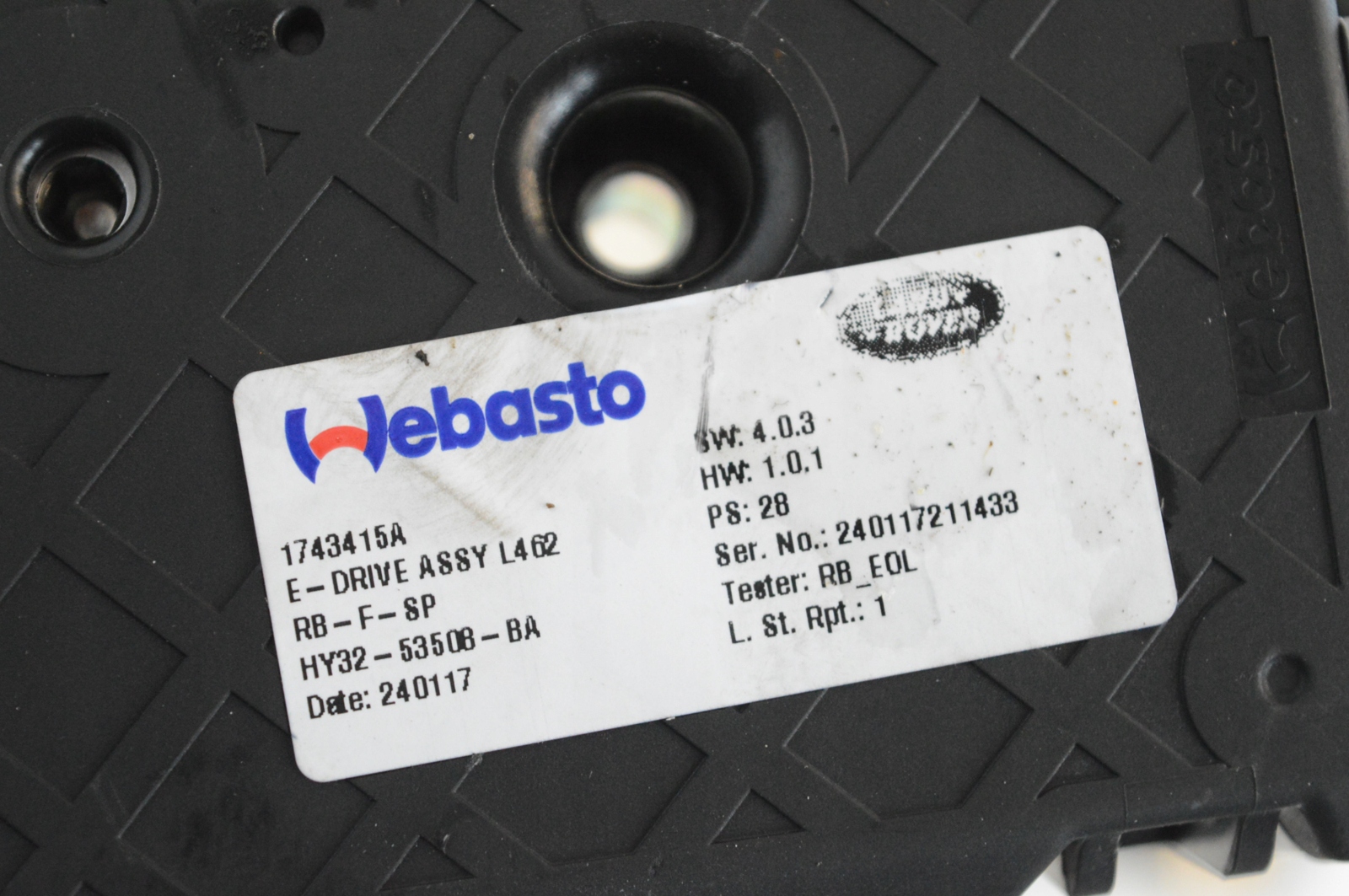 Moteur toit ouvrant Land Rover Discovery V (L462) image 5
