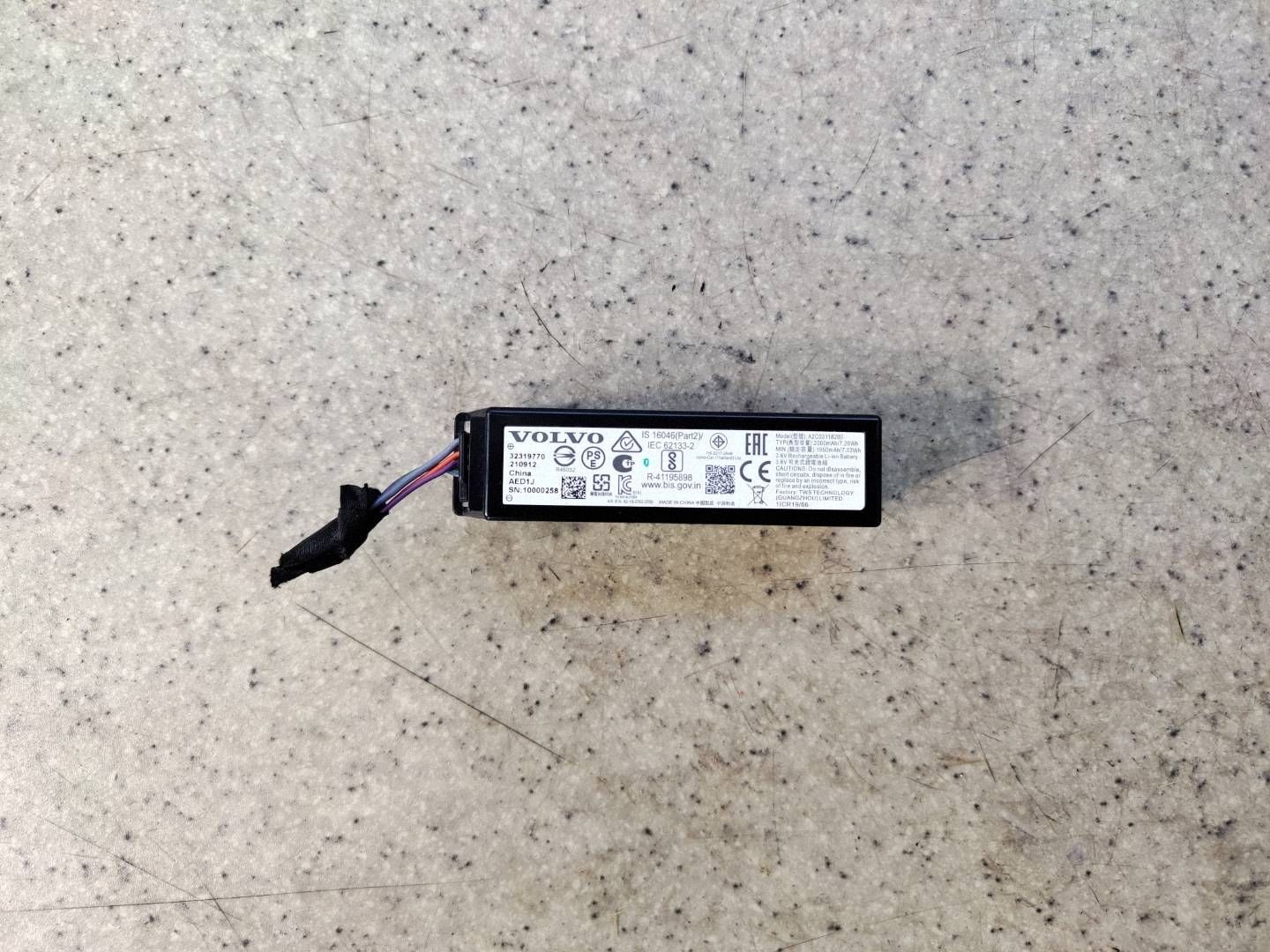 Module de commande VCM batterie Volvo V90 32319770 image 2