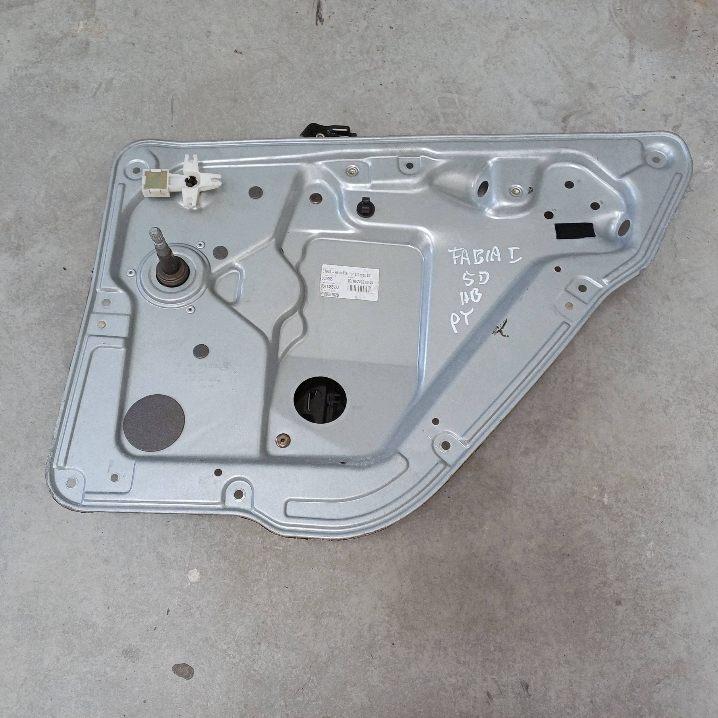 Fensterheber Manual Hinten Rechts Skoda Fabia MK1 5D HB 6Y0839756B DRC121474 image 2