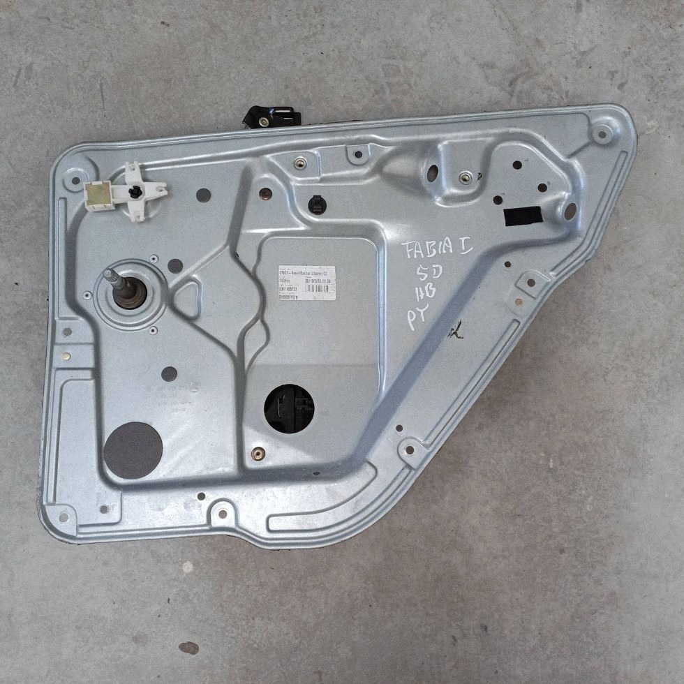 Manuaalinen ikkunannostin oikea taka Skoda Fabia MK1 5D HB 6Y0839756B