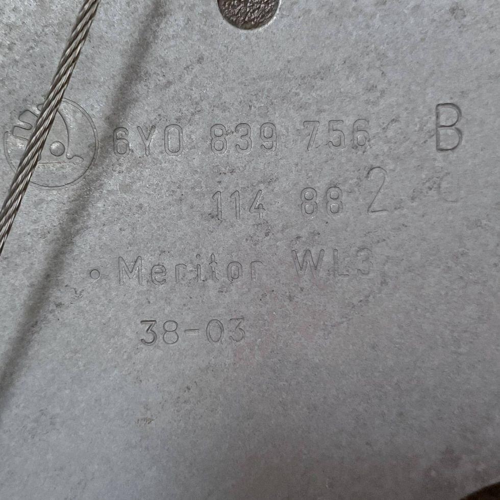 Fensterheber Manual Hinten Rechts Skoda Fabia MK1 5D HB 6Y0839756B DRC121474 image 4