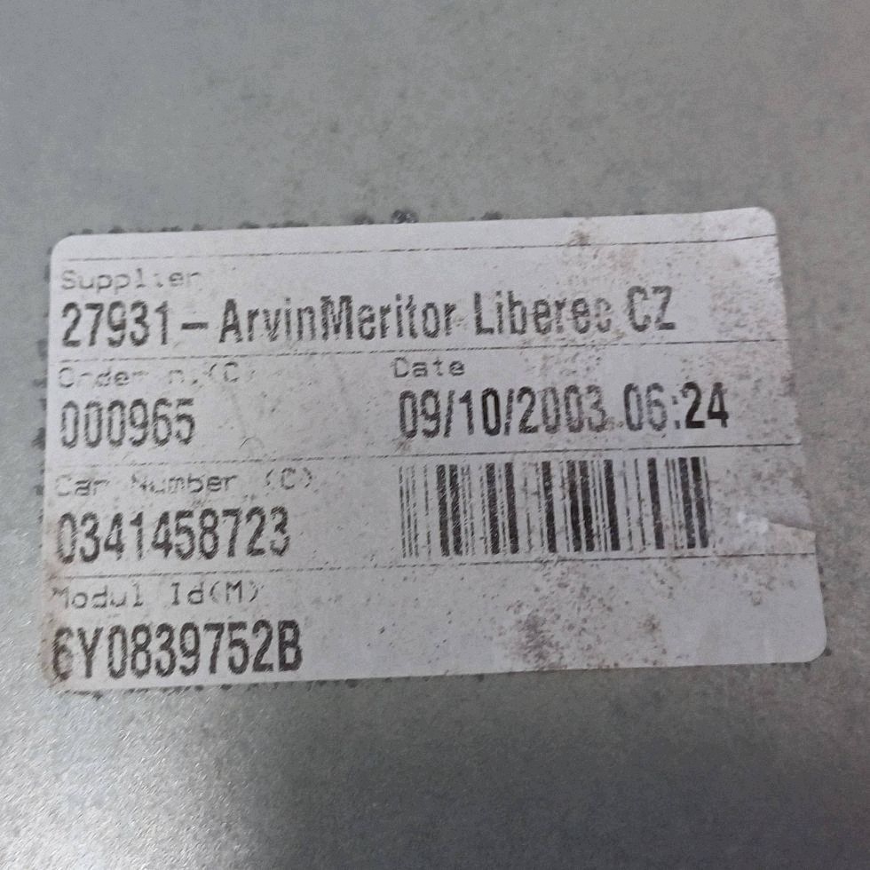 Fensterheber Manual Hinten Rechts Skoda Fabia MK1 5D HB 6Y0839756B DRC121474 image 5
