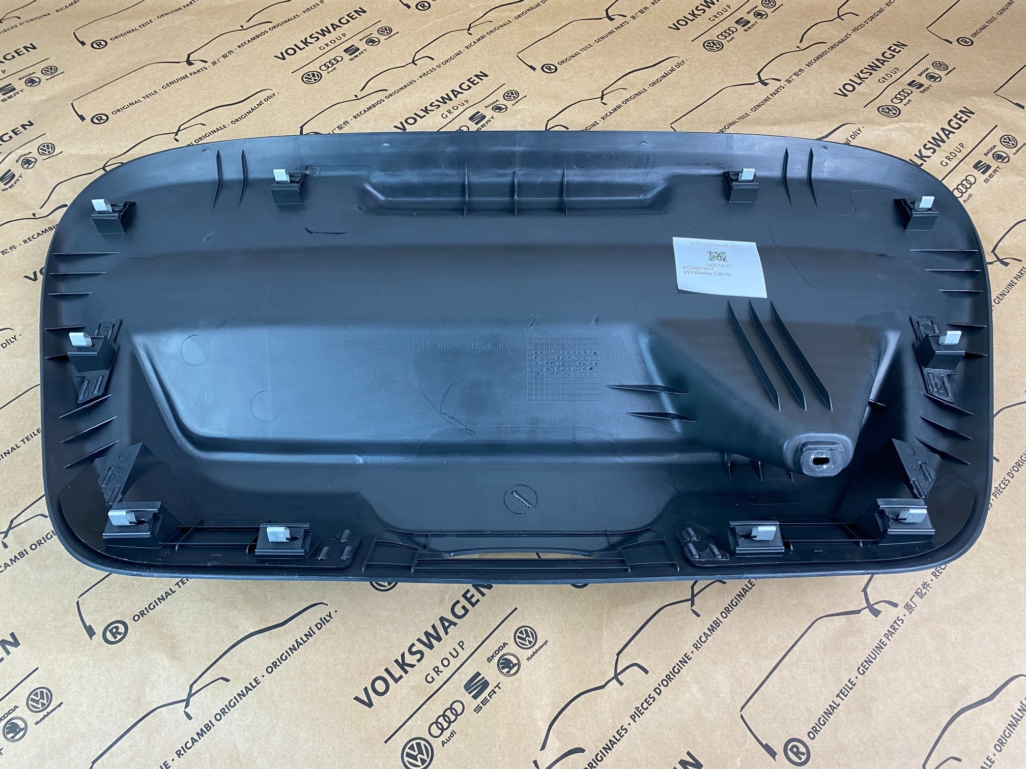 VW Beetle 5C3 Cabrio Garniture Coffre OEM 5C3867601 image 5