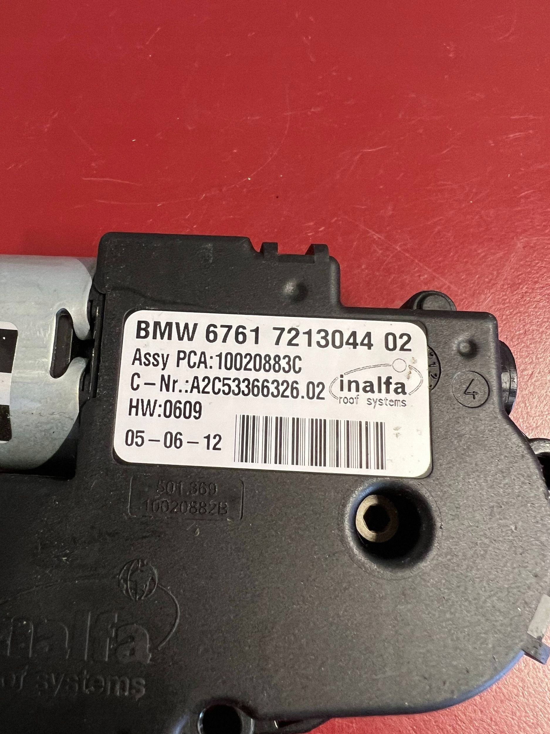 Moteur de toit ouvrant BMW X1 E84 7213044 image 3