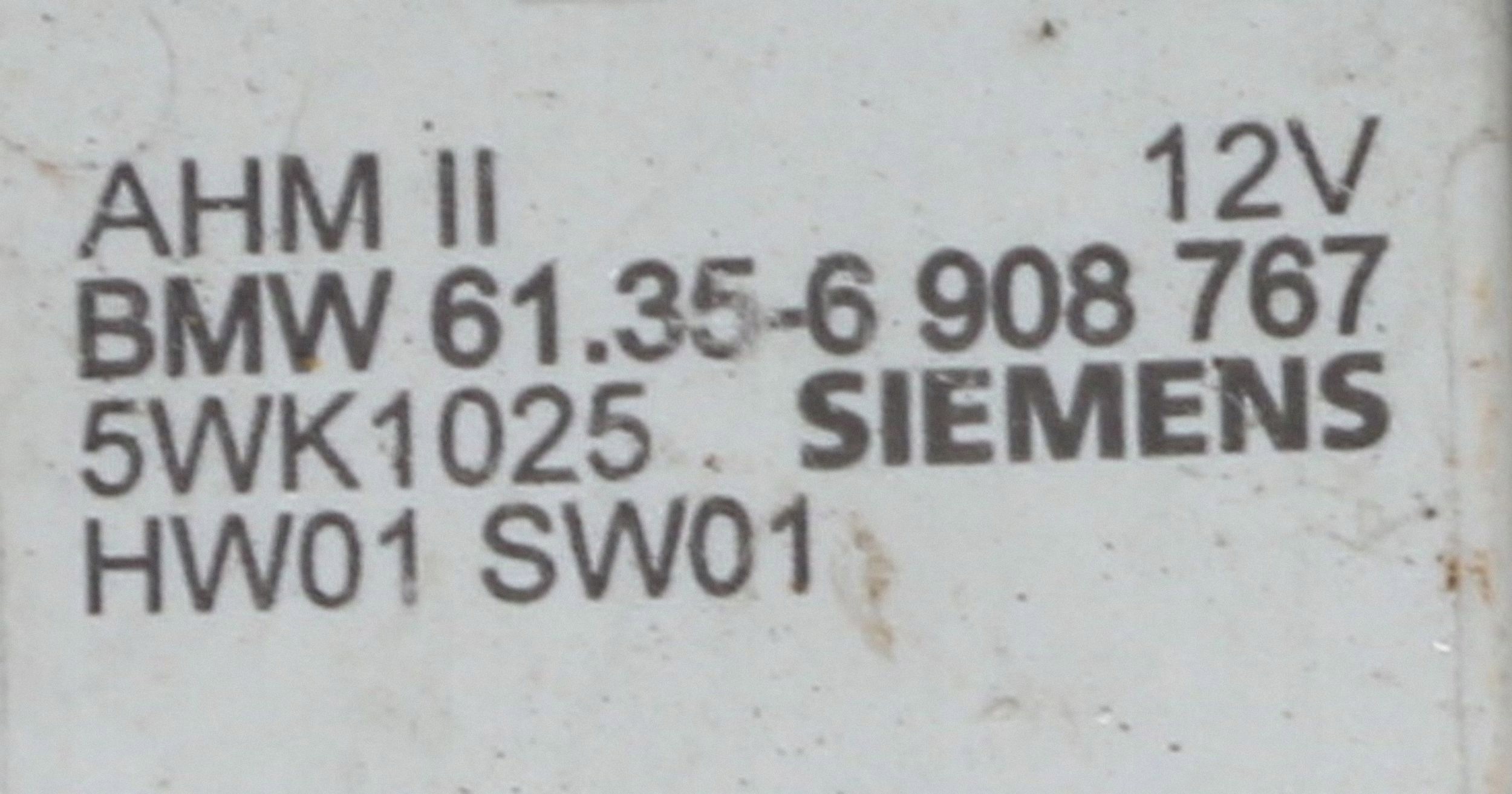 BMW 5 E39 immobilisointimoduuli 61356908767