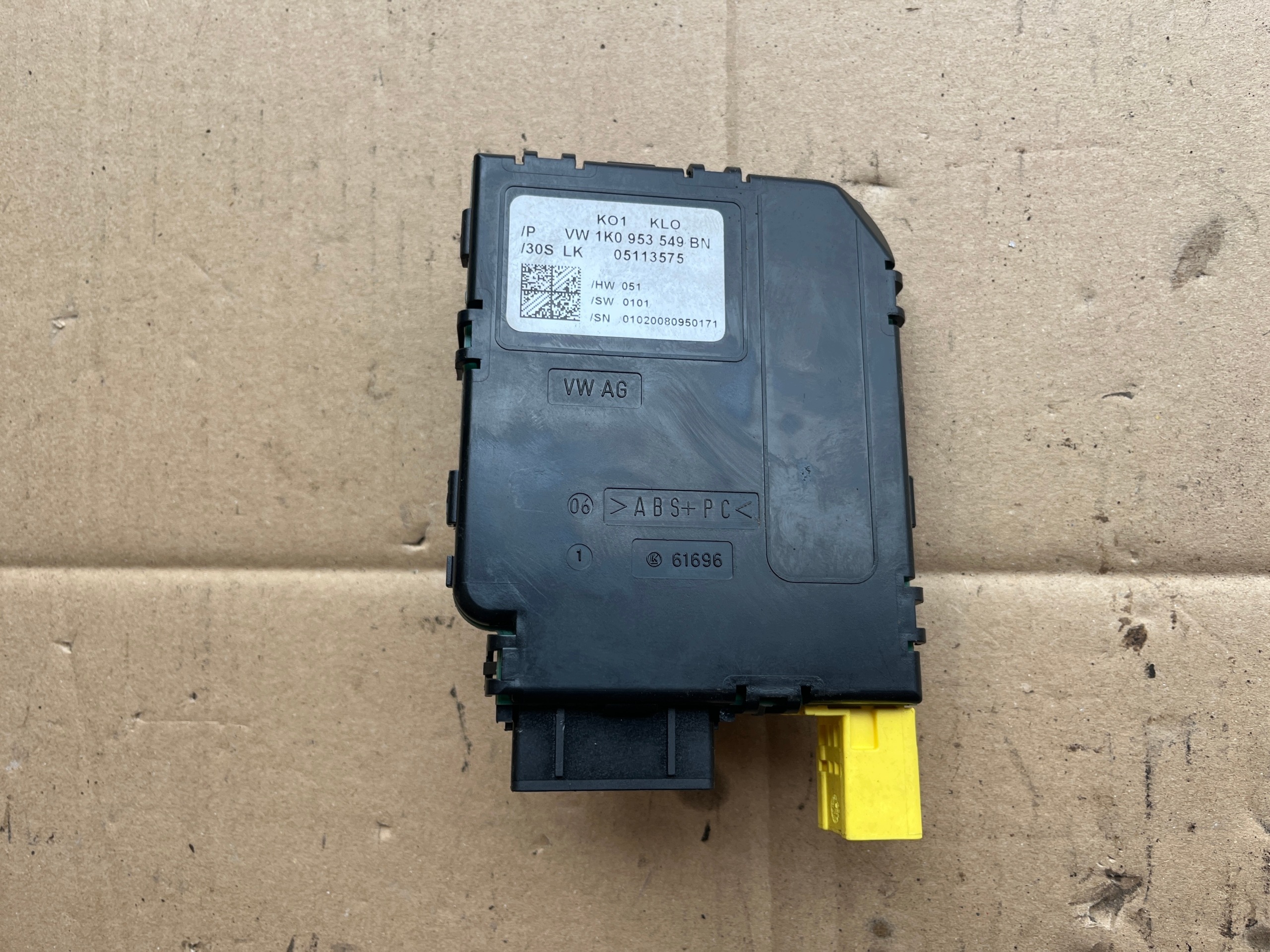 Módulo Sensor Ângulo de Direção Skoda Octavia II 2004-2008 HB 1K0953549BN image 2