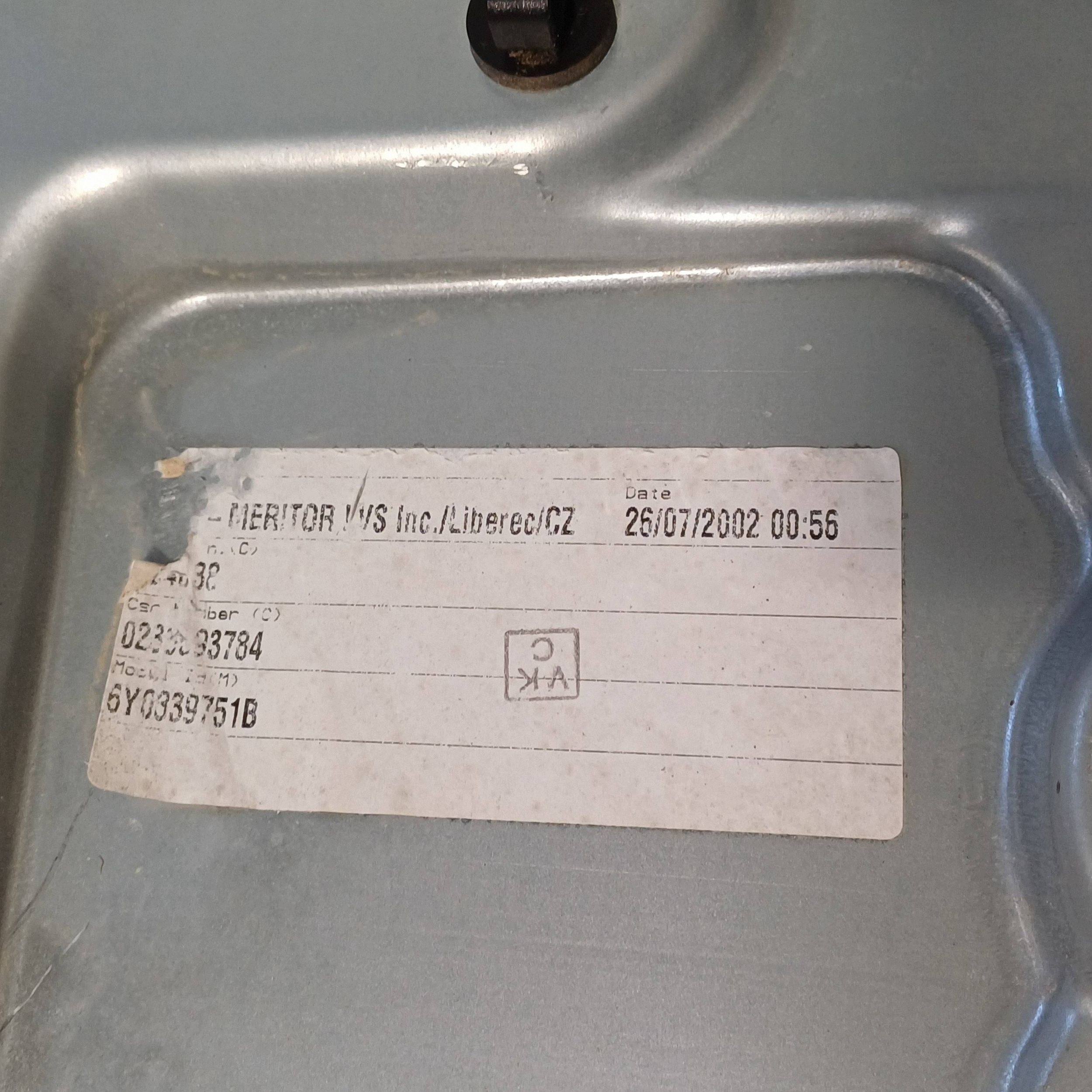 Fensterheber manuell links hinten Skoda Fabia MK1 Kombi OEM DRC121534 image 5
