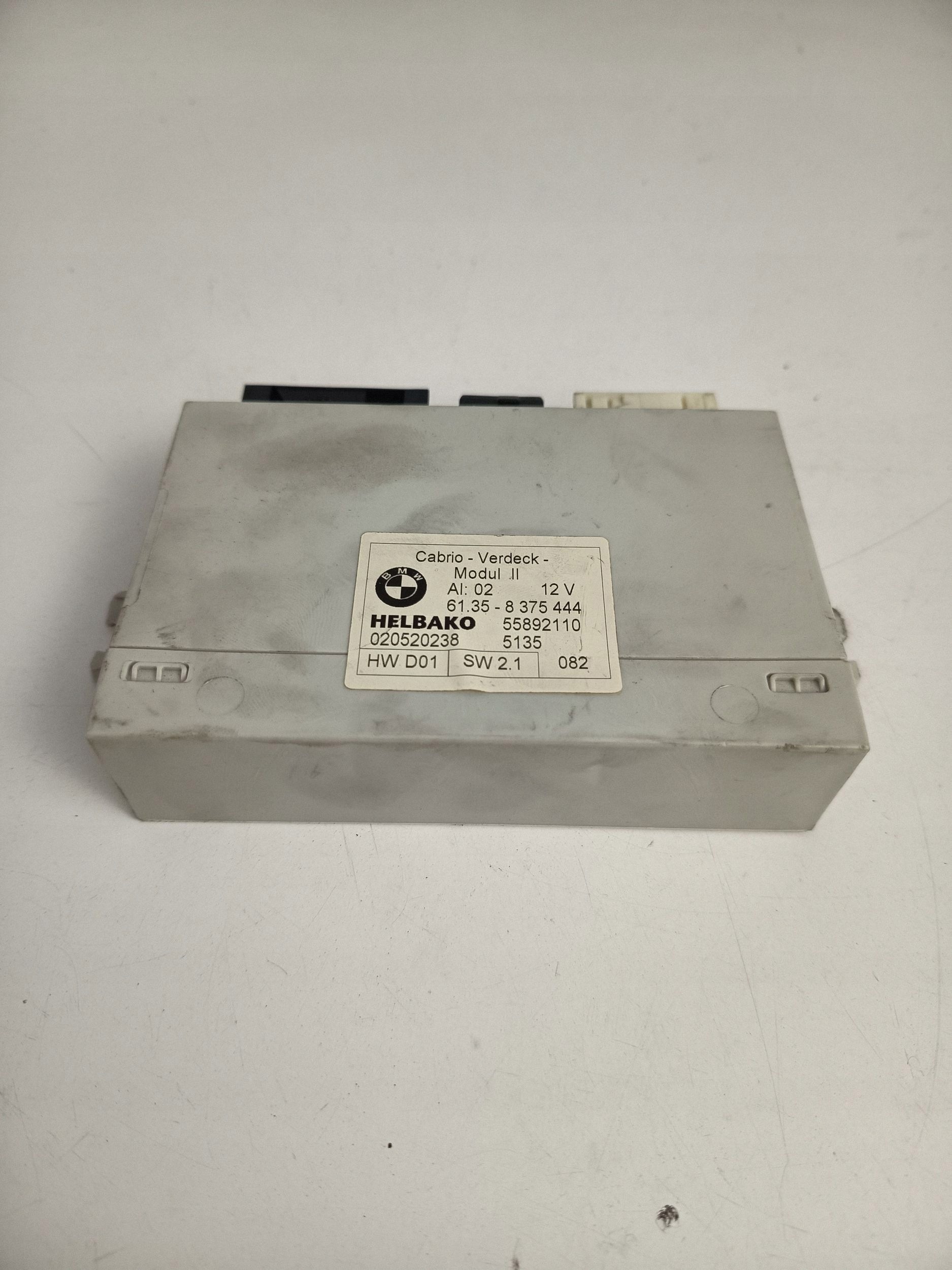 Module de toit BMW E46 Cabrio 8375444 image 2