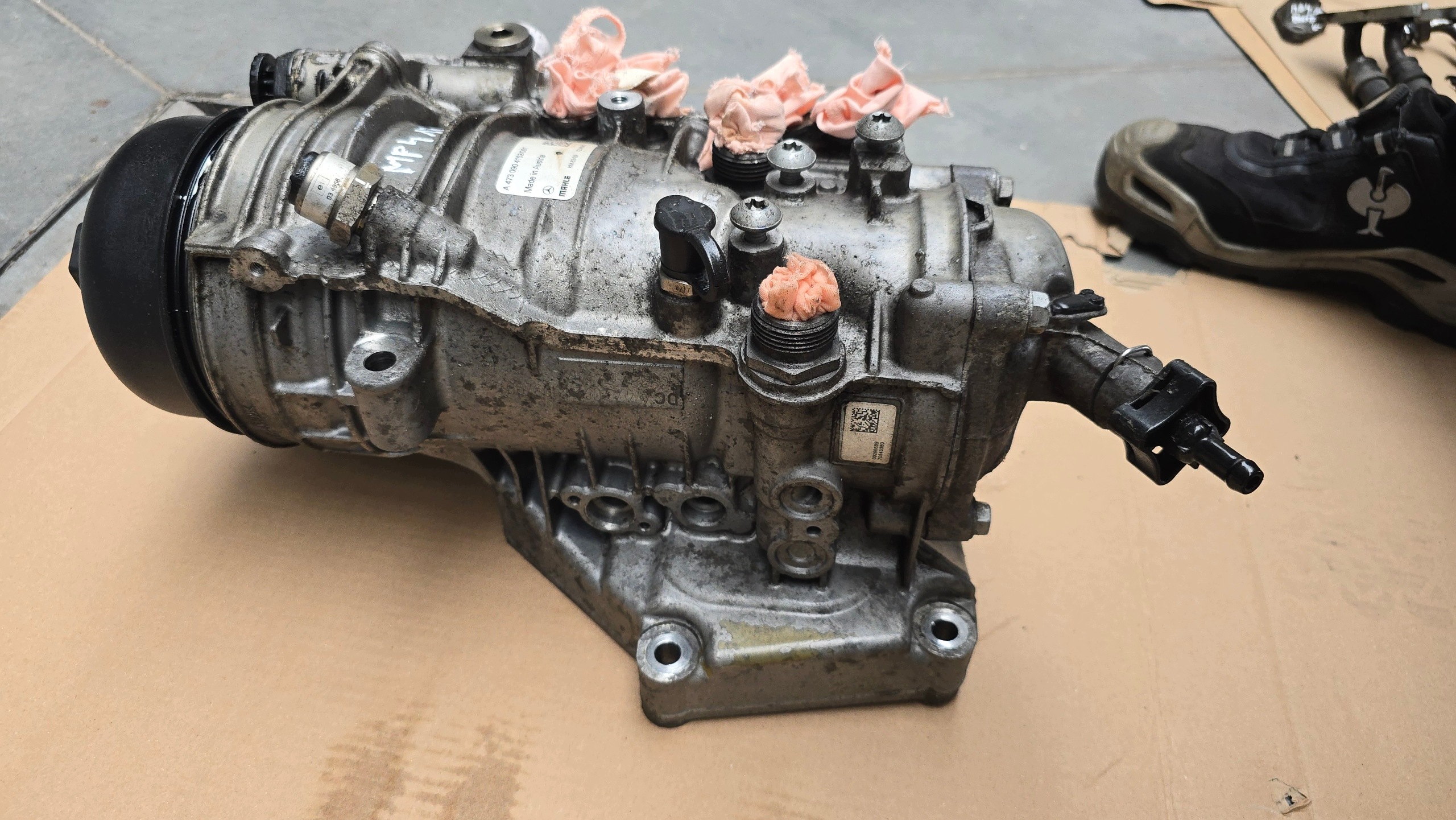 Base Filtro Combustible Mercedes Actros MP4 MP5 Arocs