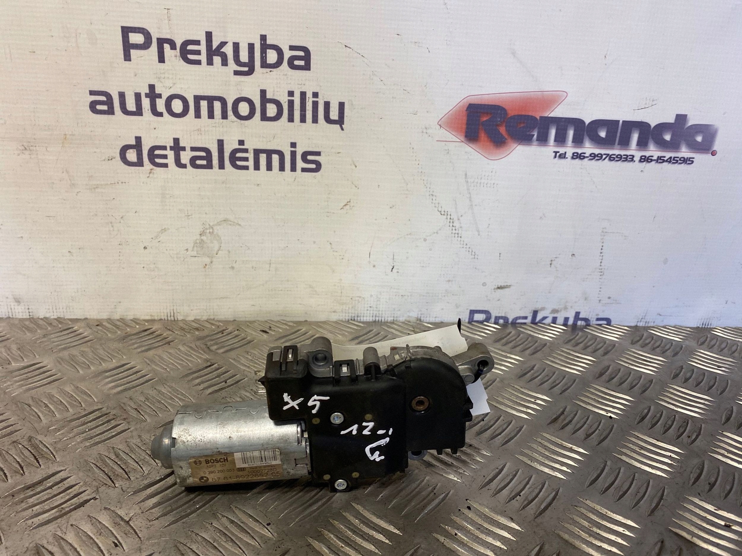 Motor Teto Solar BMW 5 E60 E61 2004 Traseiro Usado image 2